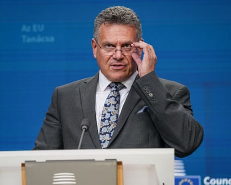EU trade chief Maroš Šefčovič