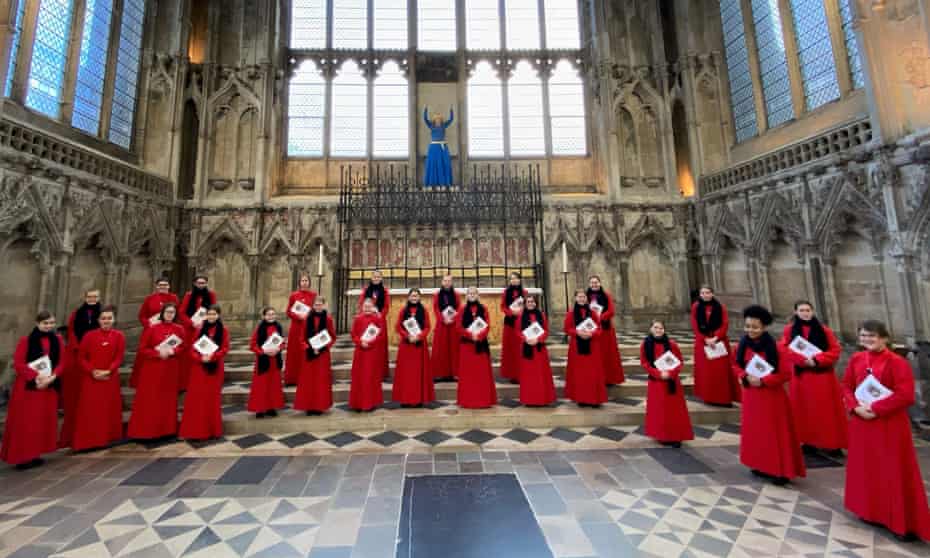 Girl choristers at Ely Cathedral, taken at the recording of Jane Savage’s Hymn for Christmas Day. 
