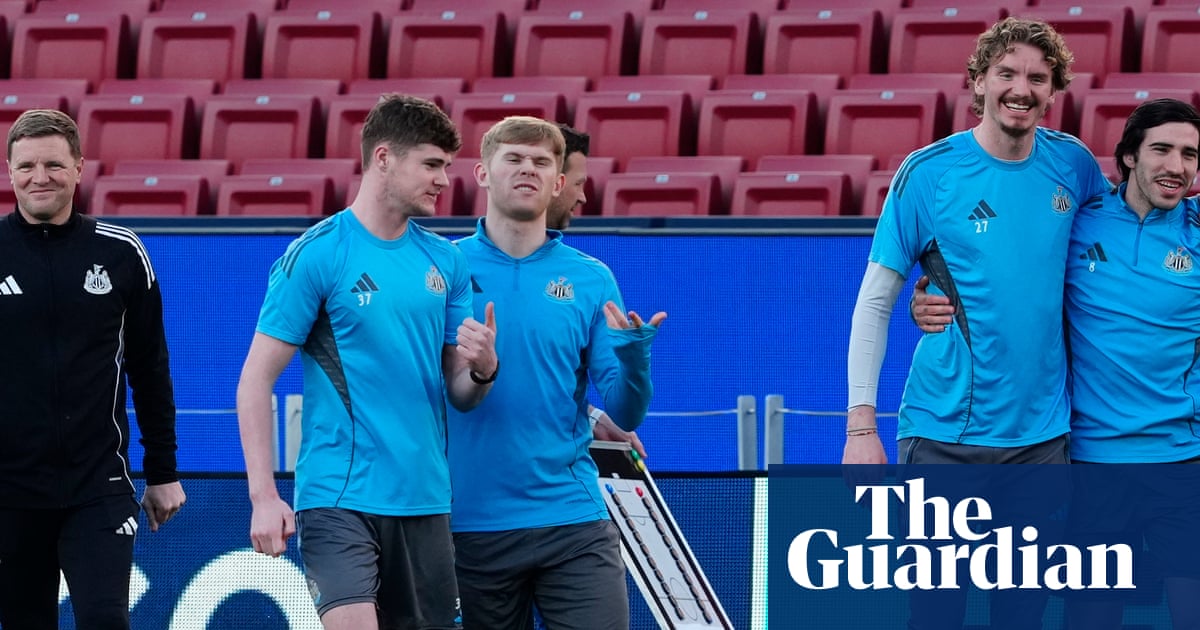 Eddie Howe says Newcastle will not ‘shrink’ in Barcelona last-16 second leg