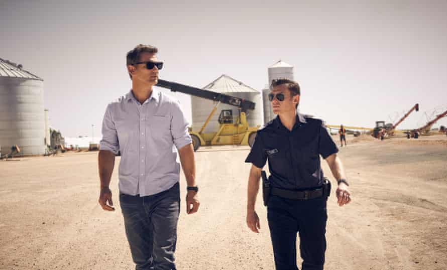 A still from The Dry, a 2021 adaptation of Jane Harper’s best-selling novel starring Eric Bana.