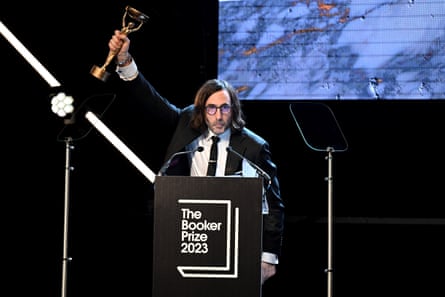‘I’ve stepped into my own Sliding Doors counterfactual narrative!’ … Lynch winning the award on Sunday.