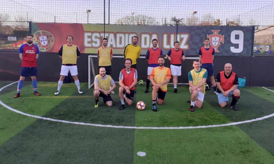 Wesley Latimer and his five a side team on 29 March.