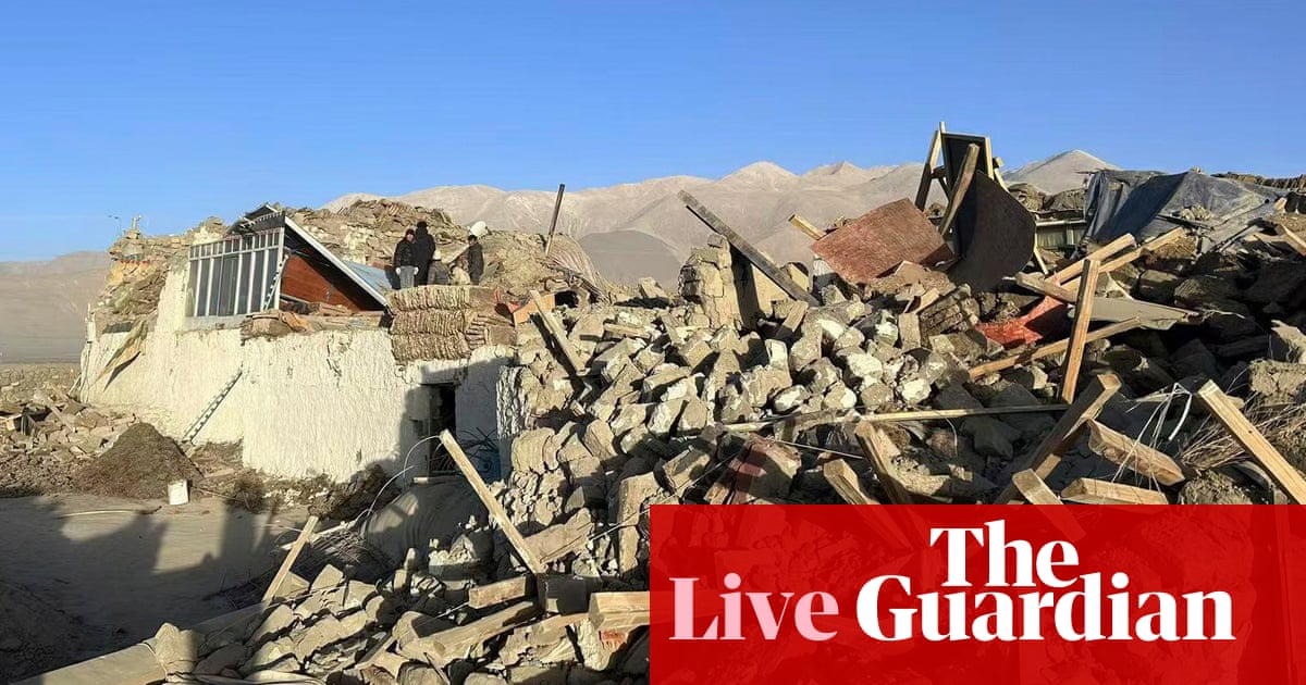 Tibet earthquake: at least 53 dead as strong quake strikes near holy Shigatse city - live updates