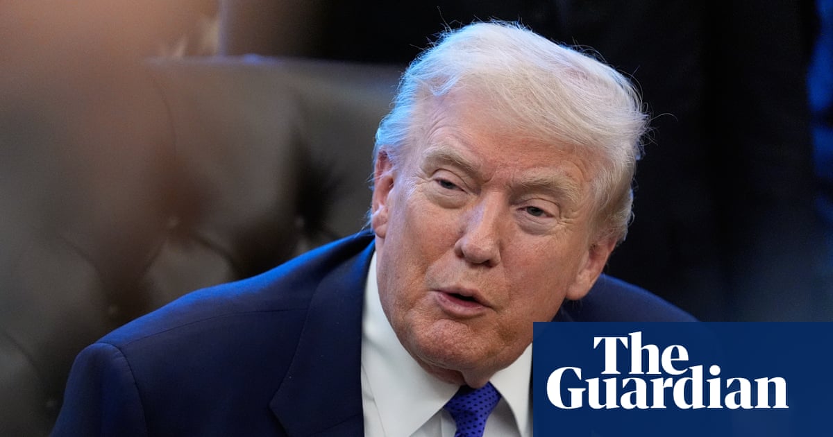 Donald Trump smiles next to Emirati officials, presumably discussing geopolitics, national security, and the totally unrelated half-billion-dollar stake in his family’s crypto side hustle.