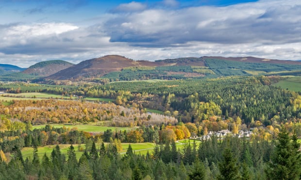 Balmoral estate in Royal Deeside, Aberdeenshire, Scotland, is largely managed for grouse shooting and deer stalking.