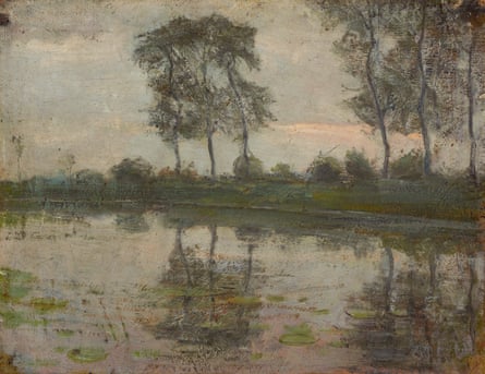 No grids? … The Gein Trees, an early landscape by Mondrian.