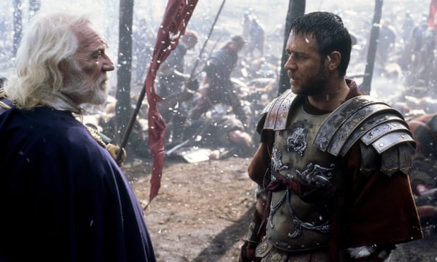 Epic range... in Gladiator with Russell Crowe.