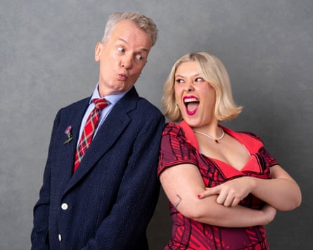Frank Skinner and Cecily Hitchcock