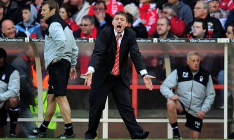 Billy Davies had two spells with Nottingham Forest and was sacked in March 2014 following a 5-0 defeat to local rivals Derby County