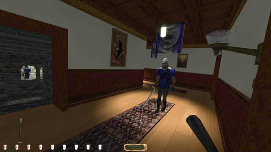 Sneaking past the City Watch inside their own HQ in ‘Framed’. Terry Pratchett’s favourite video game Thief II: The Metal Age. Released in March 2000