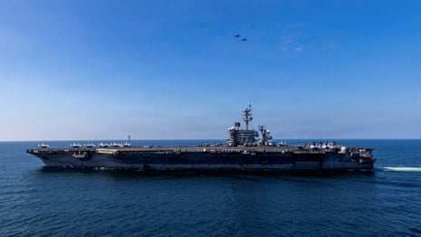 USS Abraham Lincoln supports Operation Epic Fury.