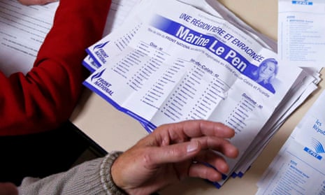 Election officials count ballots