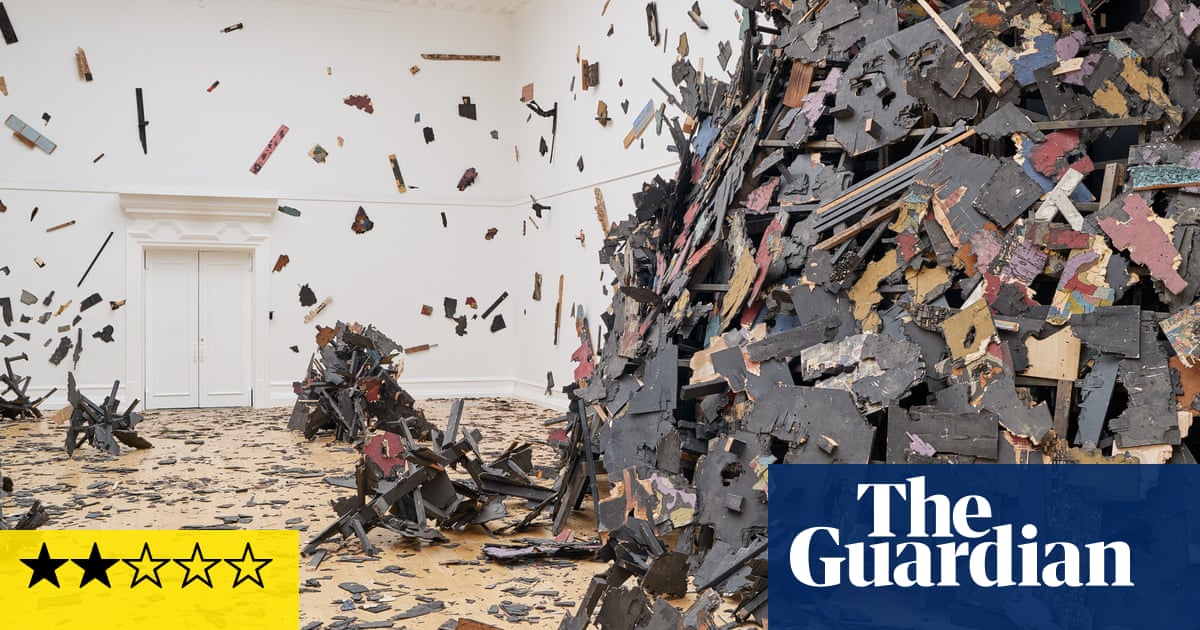 Leonardo Drew review are these towers of debris the ruins of America?