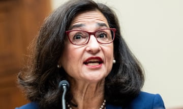 Columbia University President at a Congressional Hearing on Antisemitism in Washington - 17 Apr 2024<br>Mandatory Credit: Photo by Michael Brochstein/SOPA Images/REX/Shutterstock (14439784j) Dr. Nemat "Minouche" Shafik (a.k.a. Minouche Shafik), President, Columbia University, speaking about campus antisemitism at Columbia University at a hearing of the House Committee on Education and the Workforce at the U.S. Capitol. Columbia University President at a Congressional Hearing on Antisemitism in Washington - 17 Apr 2024