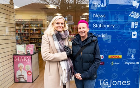 Tracy Ward (left) and Lisa Bierton outside TG Jones in Hitchin, Hertfordshire