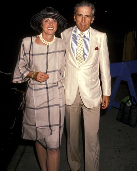 Gay Talese and publisher wife Nan Ahern at a film premiere in 1990.