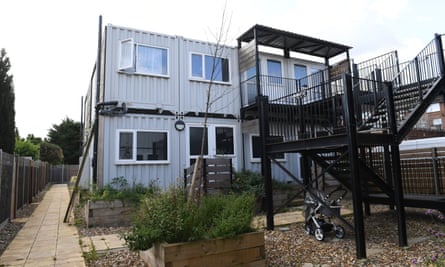 Homeless Children Put Up In Shipping Containers Report Says Homelessness The Guardian