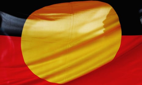 An Indigenous flag