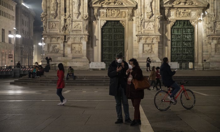 europe on alert as four more covid 19 deaths reported in italy as it happened world news the guardian
