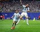 Argentina v Egypt: World Cup 2026 last 16 – live