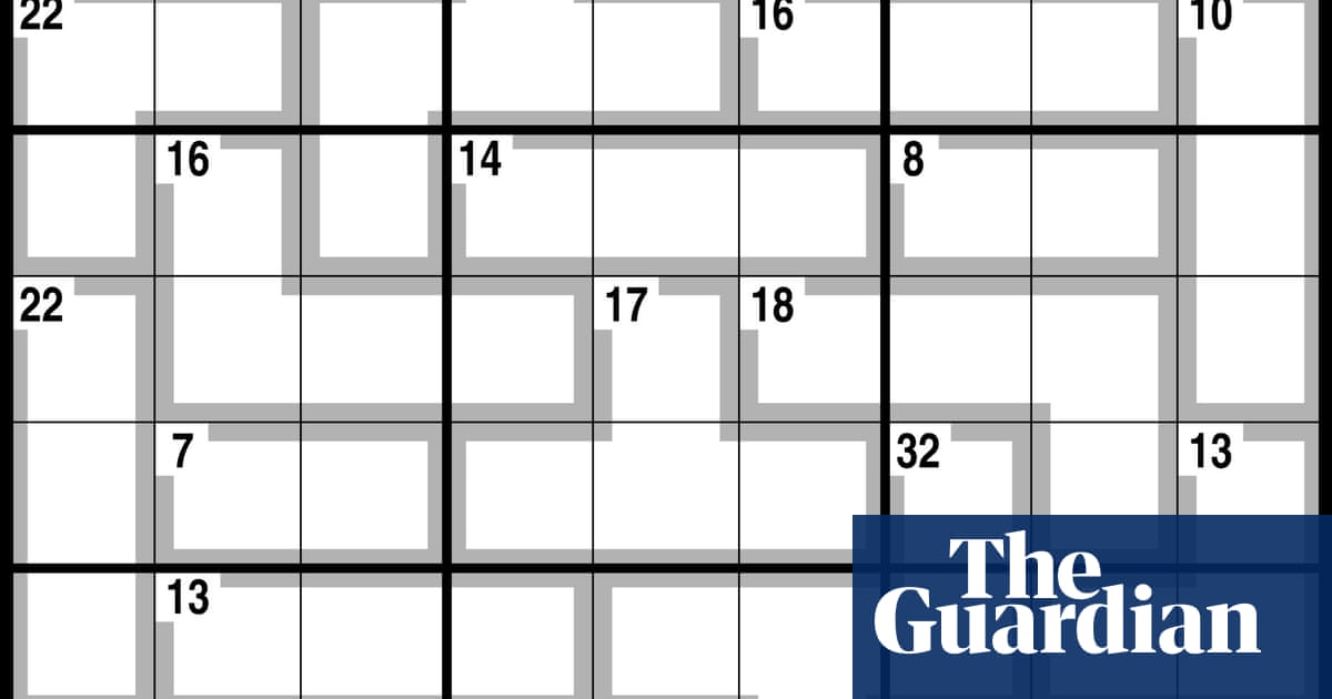 Observer killer sudoku | Life and style Observer killer sudoku | Life and style