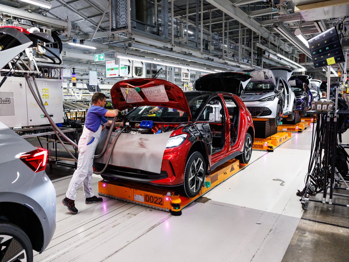 EU carmakers 'days away' from halting work as chip war with China escalates | Automotive industry | The Guardian