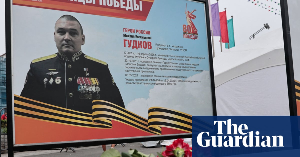 Deputy commander of Russian navy killed in strike near Ukraine frontline