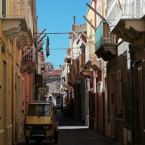 Streets in Carloforte, Sardinia