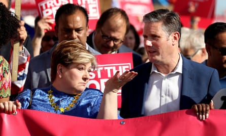 Emily Thornberry and Keir Starmer were sidelined from Labour’s campaigning.