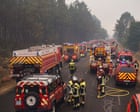French Firefighters Battle Massive Wildfire Threatening Bordeaux
