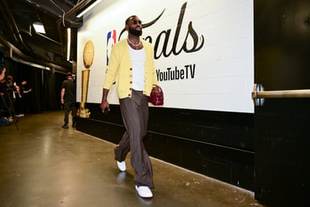 Tim Hardaway Jr arrives for Game 5 of nan 2024 NBA finals. Pre-game outfits are often their ain manner shows.