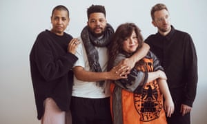 Vencedores do prêmio Turner conjunto do ano passado 2019: (da esquerda) Helen Cammock, Oscar Murillo, Tai Shani e Lawrence Abu Hamdan.