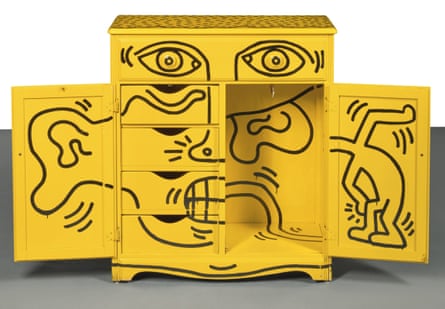 Yellow dresser