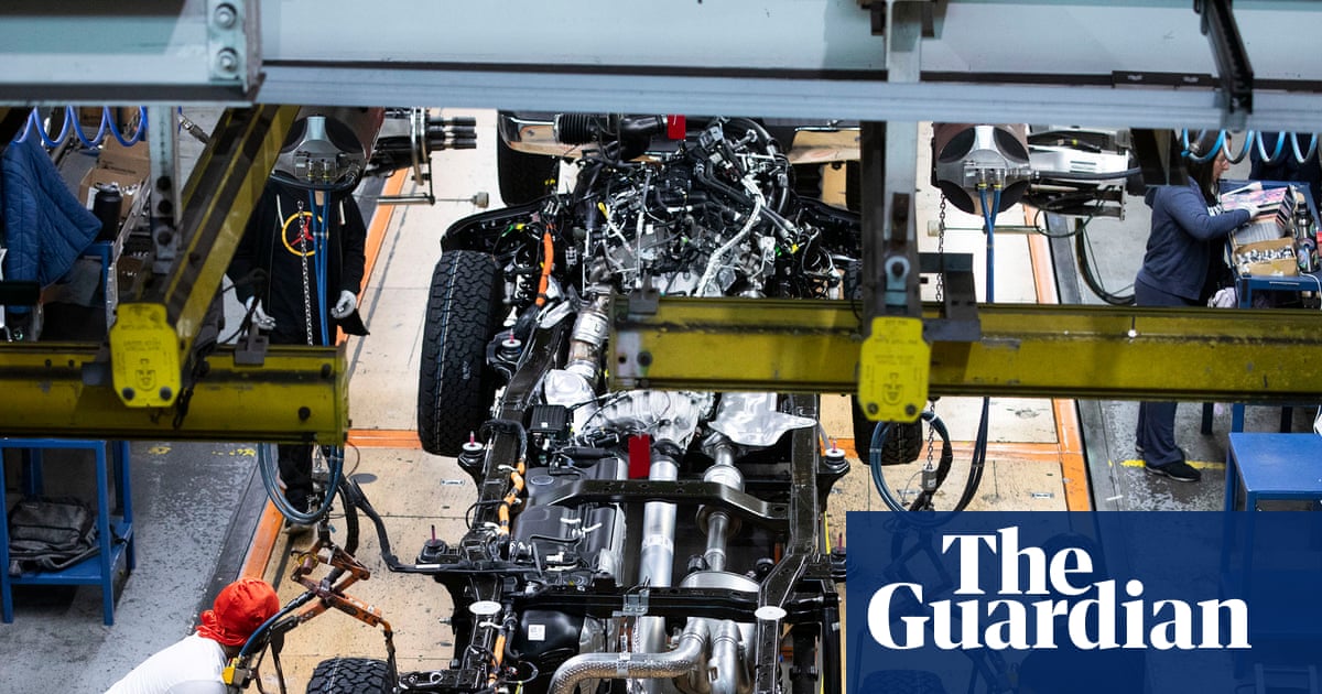 Trump and friends staring lovingly at a hard hat, searching for the working-class jobs they accidentally tariffed to death.