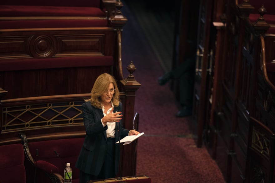 Fiona Patten speaking in parliament