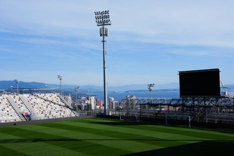 A general view of Stadion HNK in Rijeka