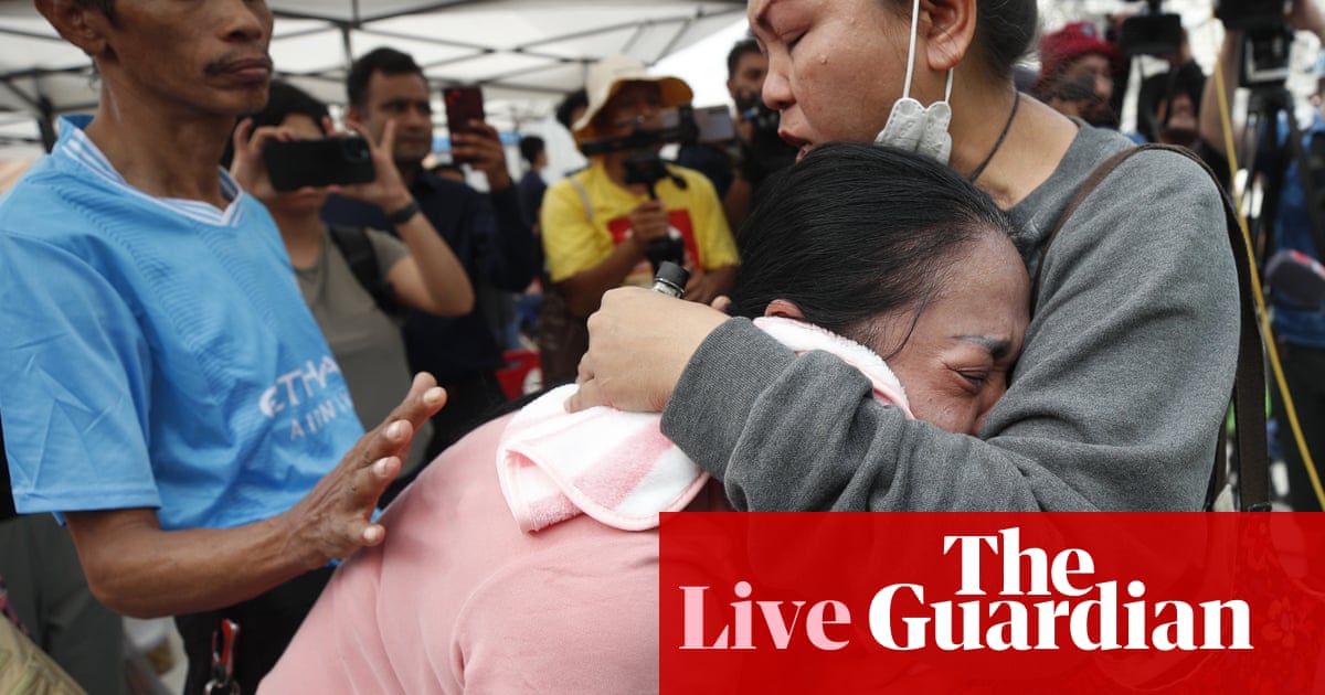 Myanmar and Thailand earthquake live: race to find survivors as huge rise in death toll confirmed