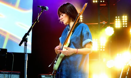 Cate Le Bon performs onstage at Blackheath Common, September 2015.
