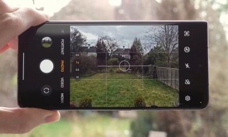 The Honor camera app on the Magic V2
