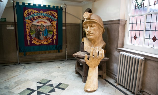 Inside Redhills, the home of the Durham Miners’ Association.