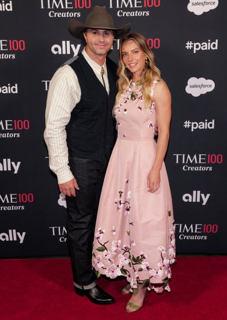 Influencer Hannah Neeleman with her husband, Daniel