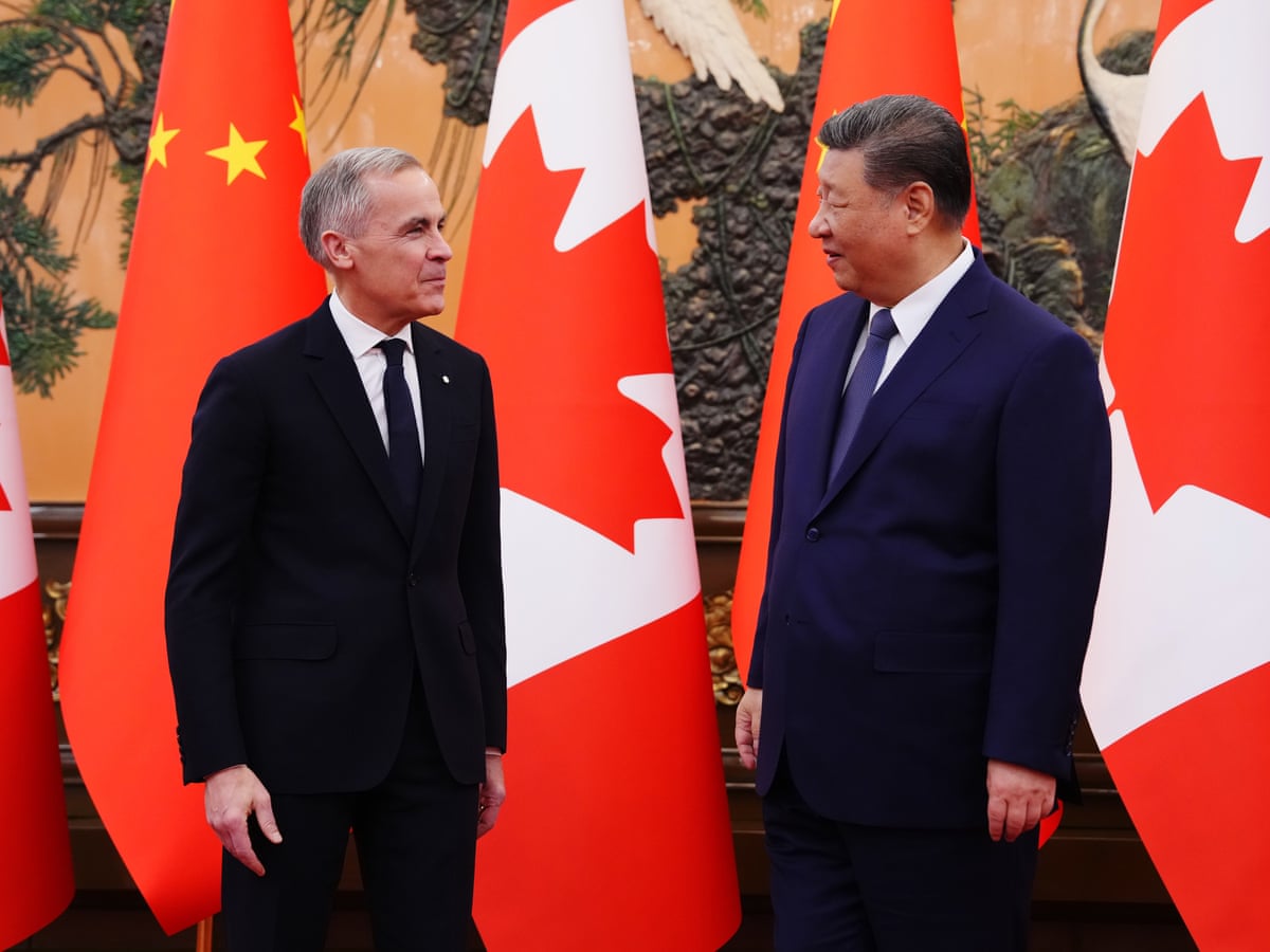 Canada has no intention of pursuing free trade with China, says Carney | Canada | The Guardian