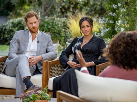 Prince Harry and Meghan are interviewed by Oprah Winfrey