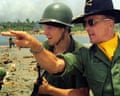 2BH3KKM Studio Publicity Still from Apocalypse Now Robert Duvall, and (Corrected) Sam Bottoms, © 1979 United Artists film still
File Reference # 33962-534THA