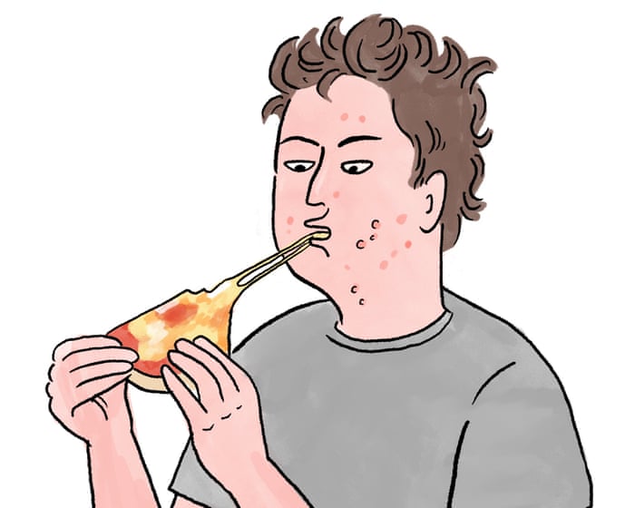 Is it true that … eating greasy food causes spots?