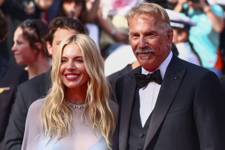 At Cannes with Kevin Costner.