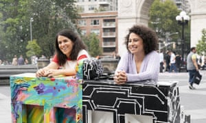 Broad City … Jacobson, left, and Glazer.