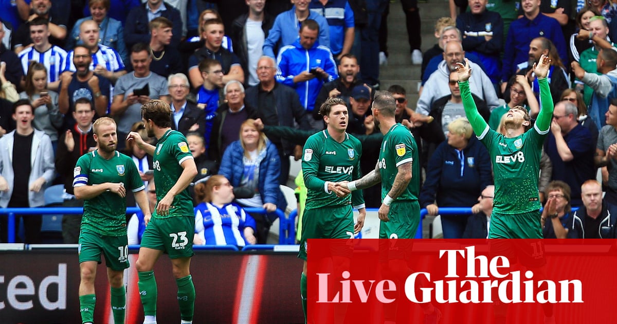 Huddersfield 0-2 Sheffield Wednesday: Championship – as it happened