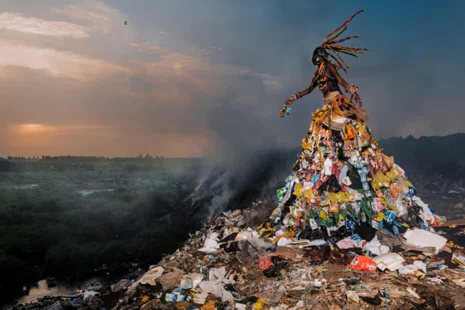 'I wanted to create a series of spirits sent by Mother Earth to warn humankind about its neglect and destruction of the environment'