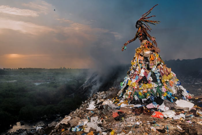 Fabrice Monteiro's best photograph: a spirit emerges from a rubbish dump in Senegal | Art and design